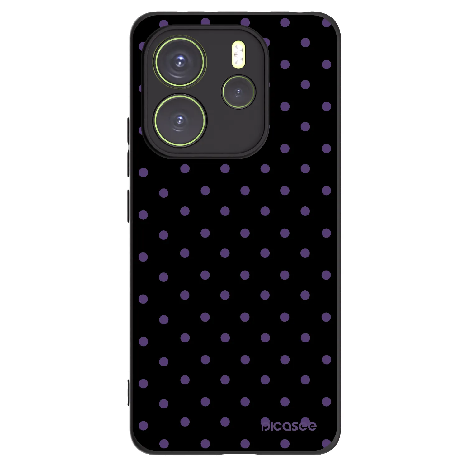 Picasee Xiaomi Redmi Note 14 4G Hülle - Schwarzes Silikon - Flickers