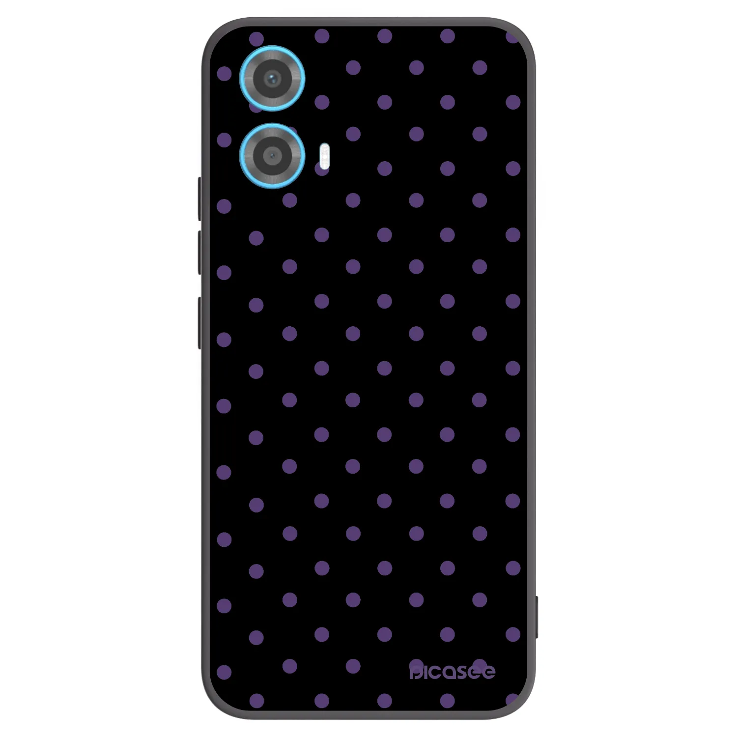 Picasee Motorola Moto G34 5G Hülle - Schwarzes Silikon - Flickers