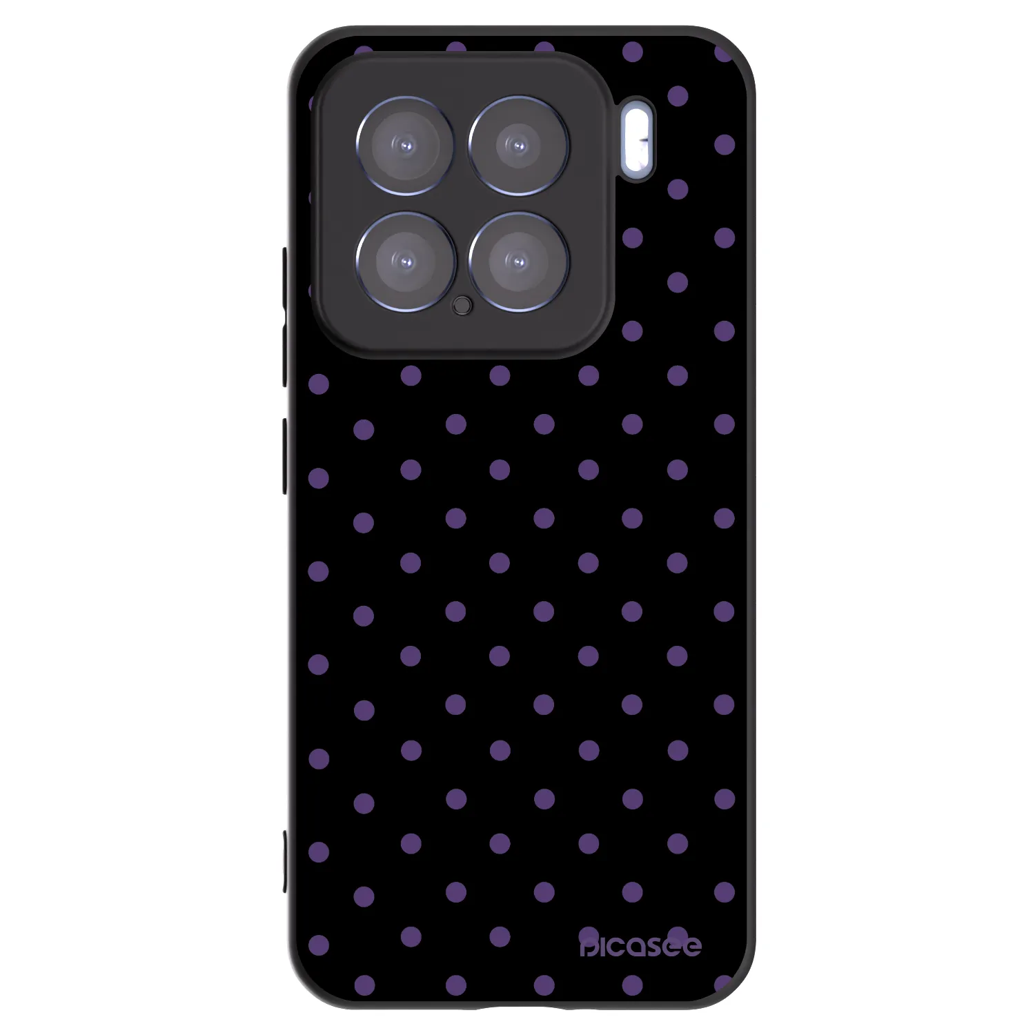 Picasee Xiaomi 15 Hülle - Schwarzes Silikon - Flickers