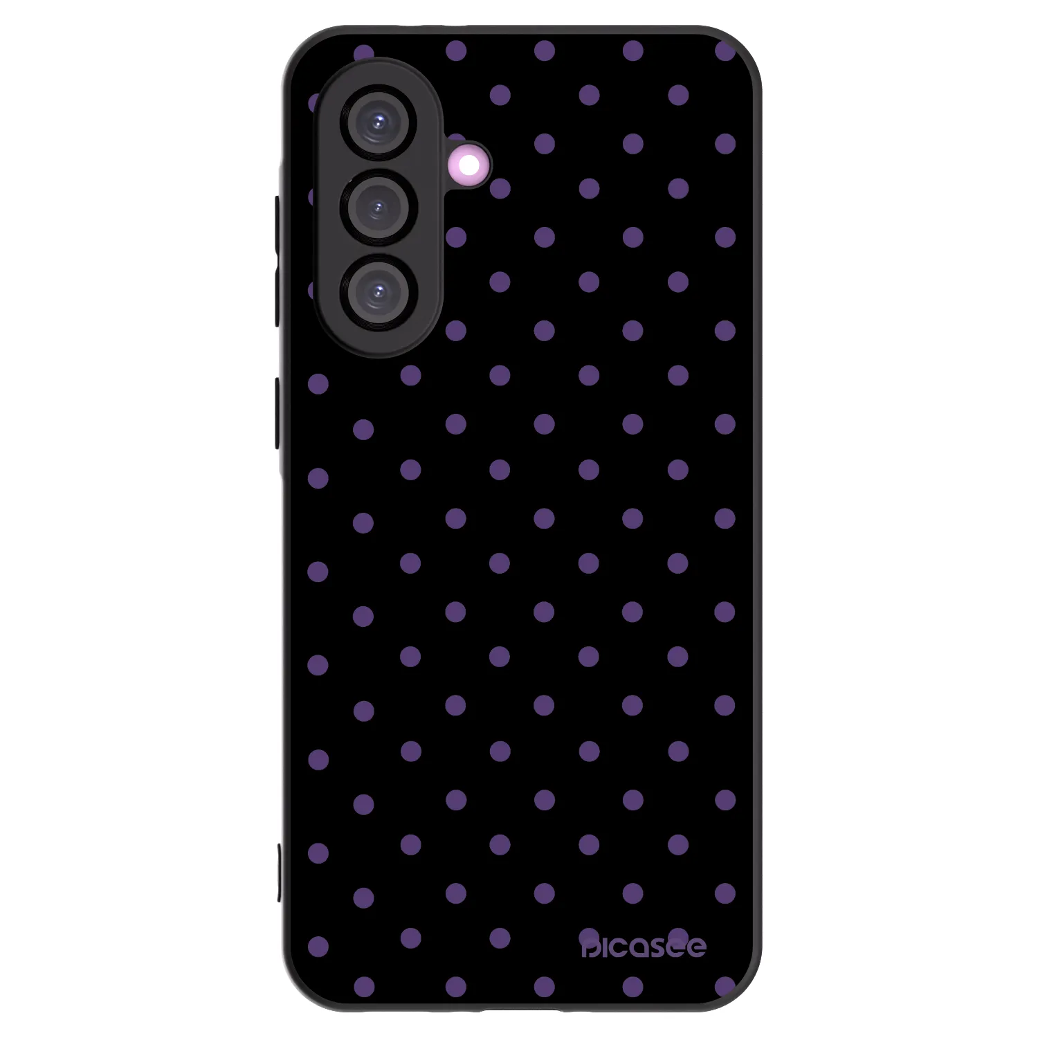 Picasee Samsung Galaxy A56 5G A566B Hülle - Schwarzes Silikon - Flickers