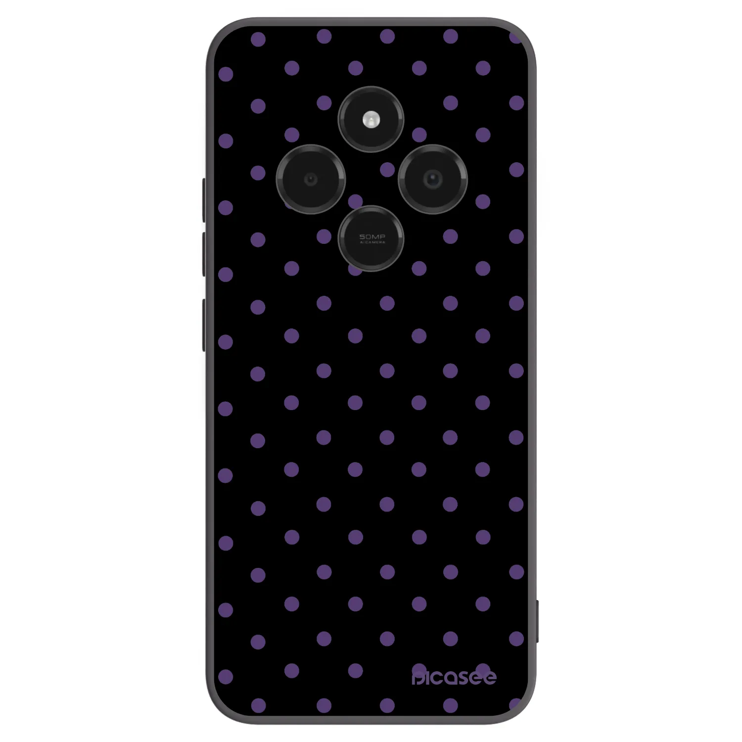 Picasee Xiaomi Poco C75 Hülle - Schwarzes Silikon - Flickers