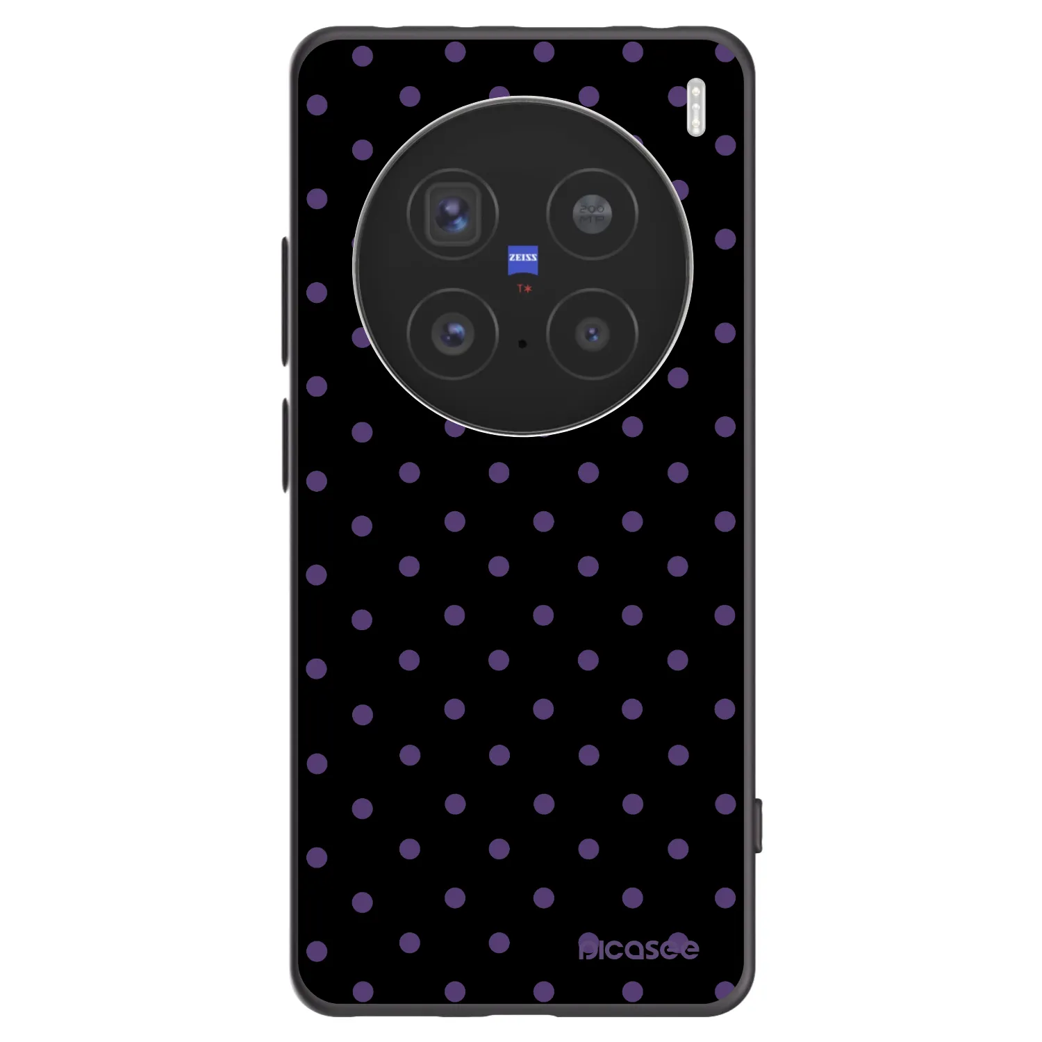 Picasee Vivo X200 Pro Hülle - Schwarzes Silikon - Flickers