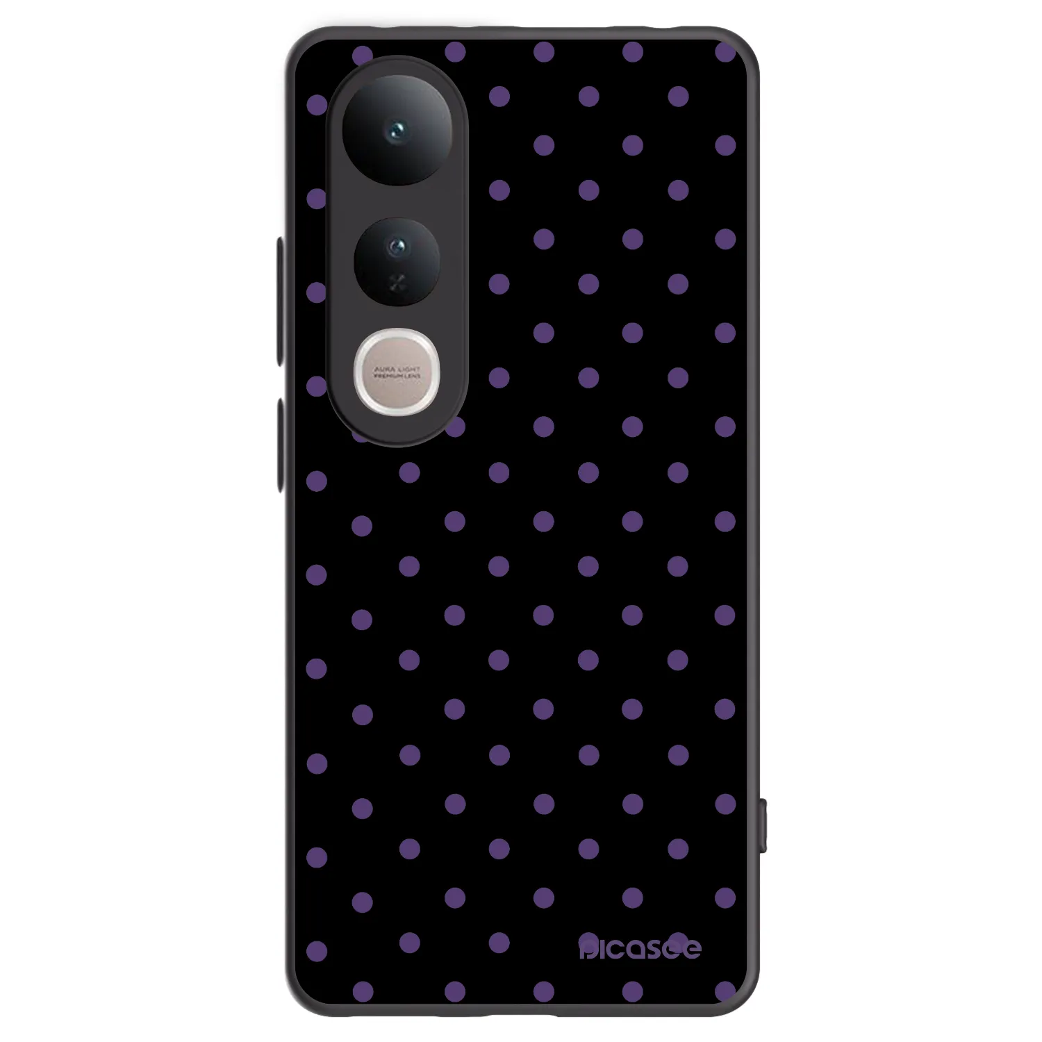 Picasee Vivo V50 Lite 5G Hülle - Schwarzes Silikon - Flickers