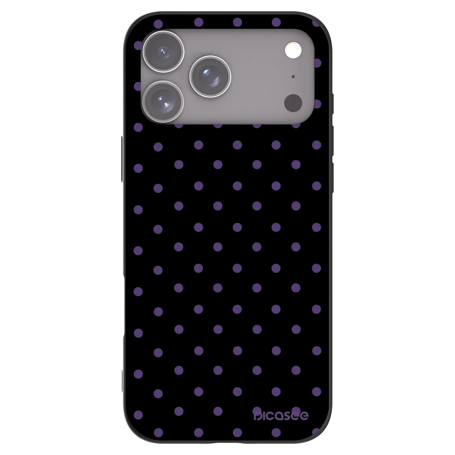 Picasee Apple iPhone 17 Pro Max Hülle - Schwarzes Silikon - Flickers