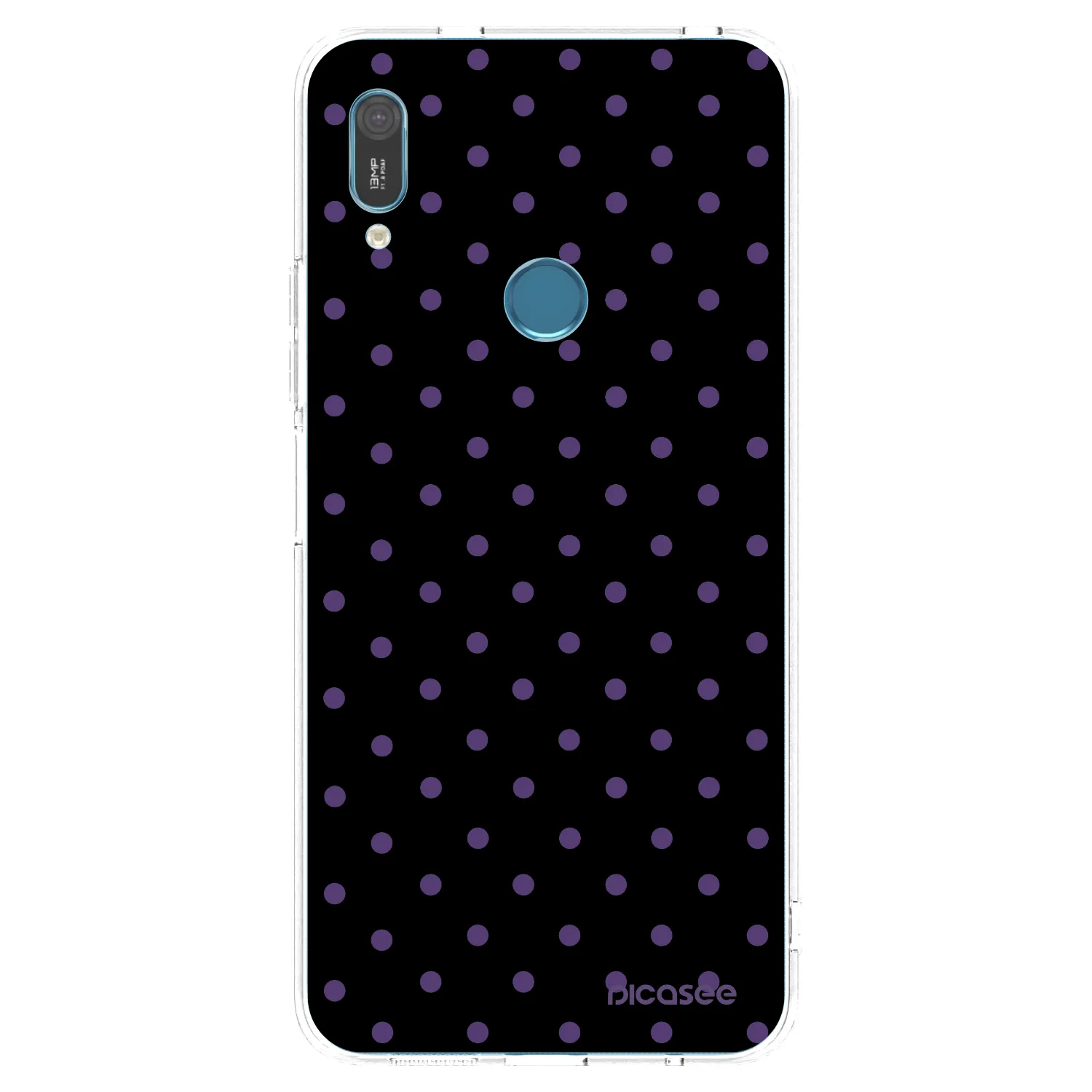 Picasee Huawei Y6 2019 Hülle - Transparentes Silikon - Flickers