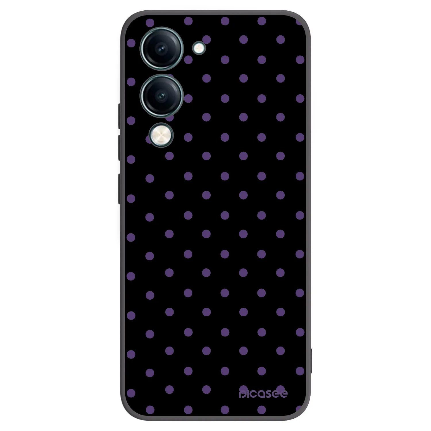Picasee Vivo Y29s 5G Hülle - Schwarzes Silikon - Flickers