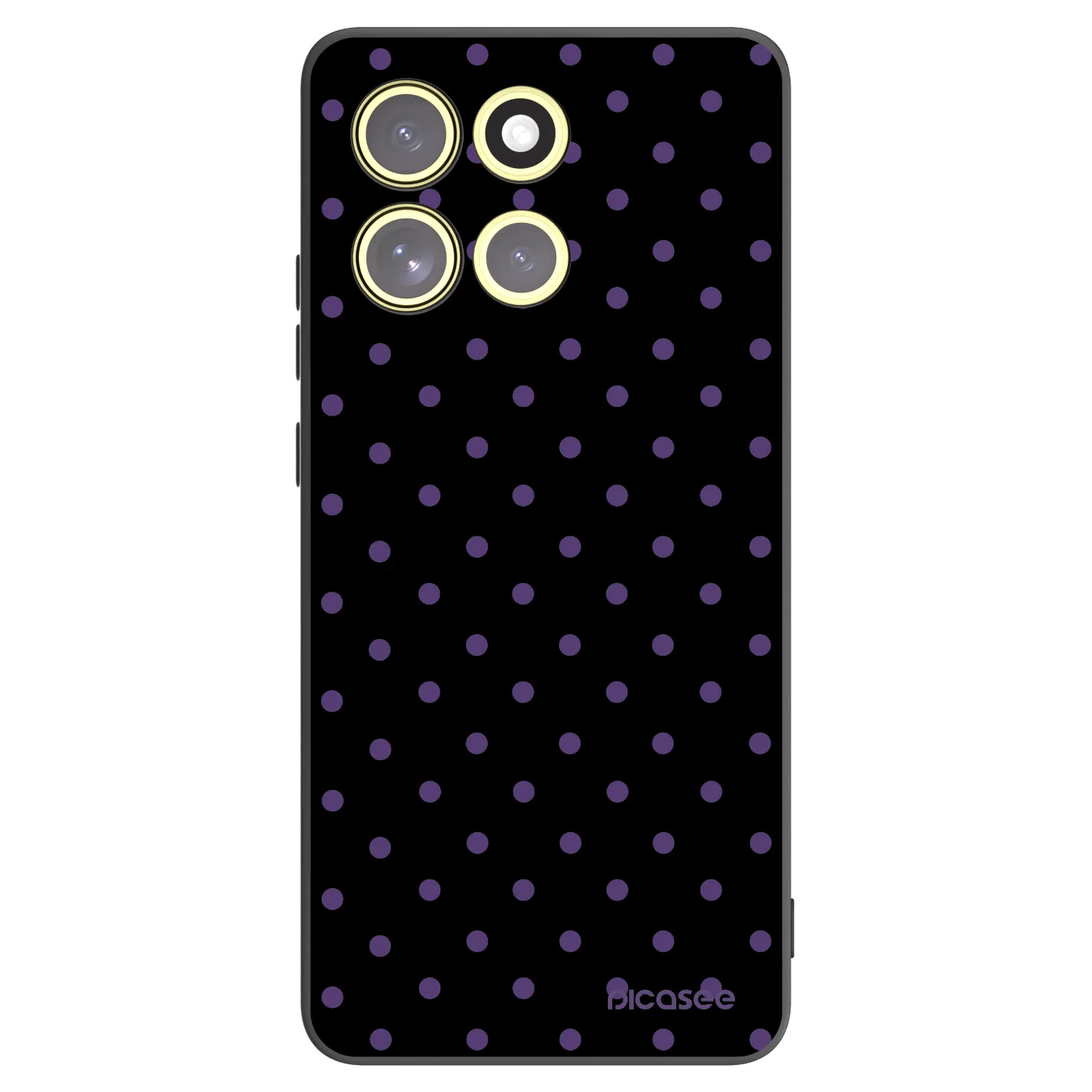 Picasee Motorola Moto G86 Power 5G Hülle - Schwarzes Silikon - Flickers