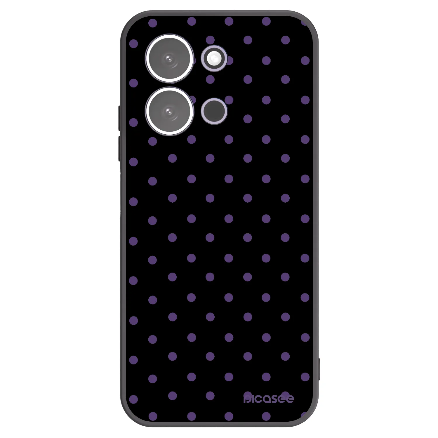 Picasee Xiaomi Redmi 15C 5G Hülle - Schwarzes Silikon - Flickers