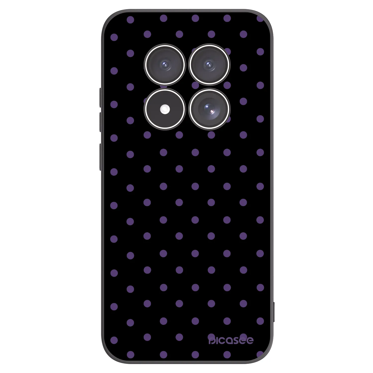 Picasee Xiaomi Redmi Note 15 Pro 5G Hülle - Schwarzes Silikon - Flickers
