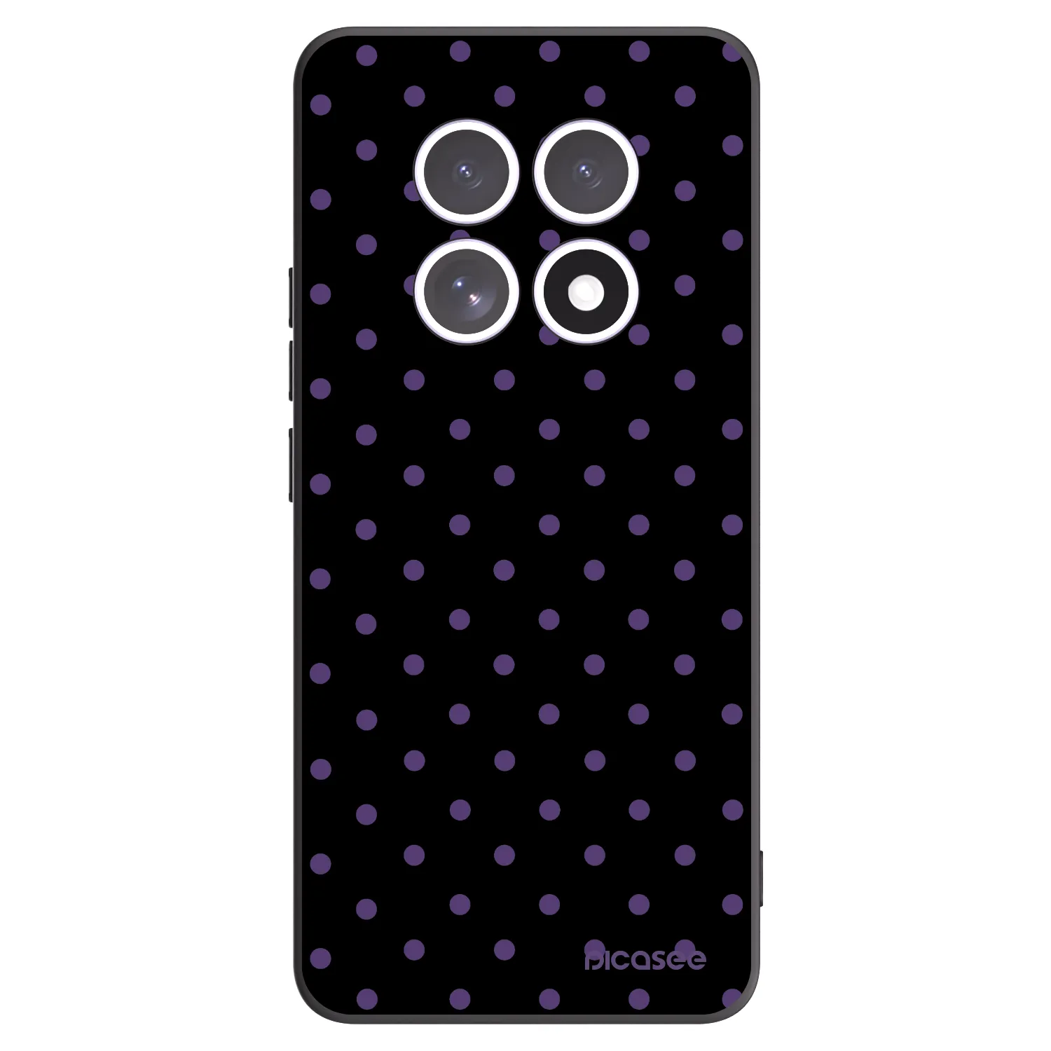 Picasee Xiaomi Redmi Note 15 5G Hülle - Schwarzes Silikon - Flickers