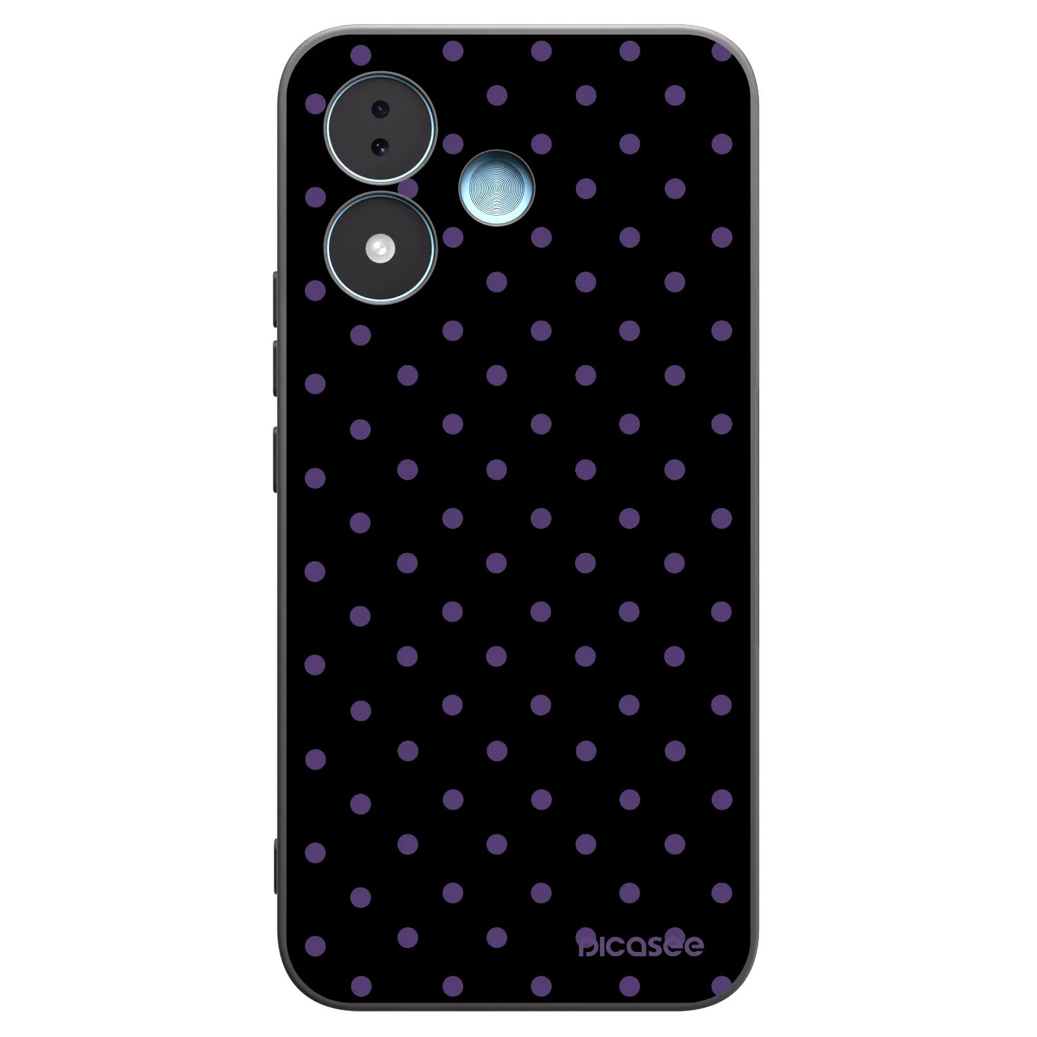 Picasee Xiaomi Redmi Note 17 5G Hülle - Schwarzes Silikon - Flickers