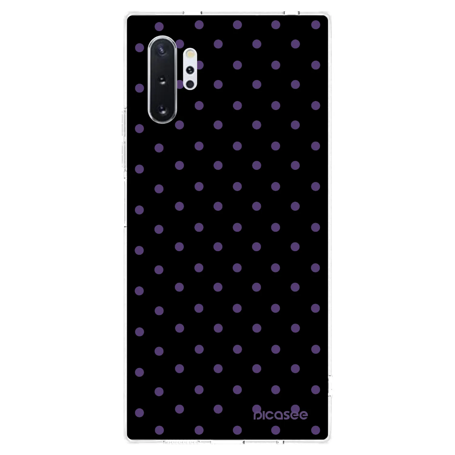 Picasee Samsung Galaxy Note 10+ N975F Hülle - Transparentes Silikon - Flickers
