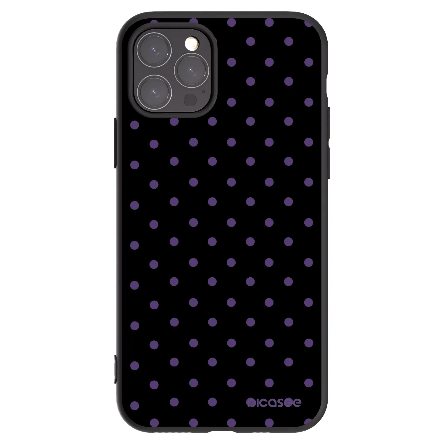 Picasee Apple iPhone 11 Pro Hülle - Schwarzes Silikon - Flickers