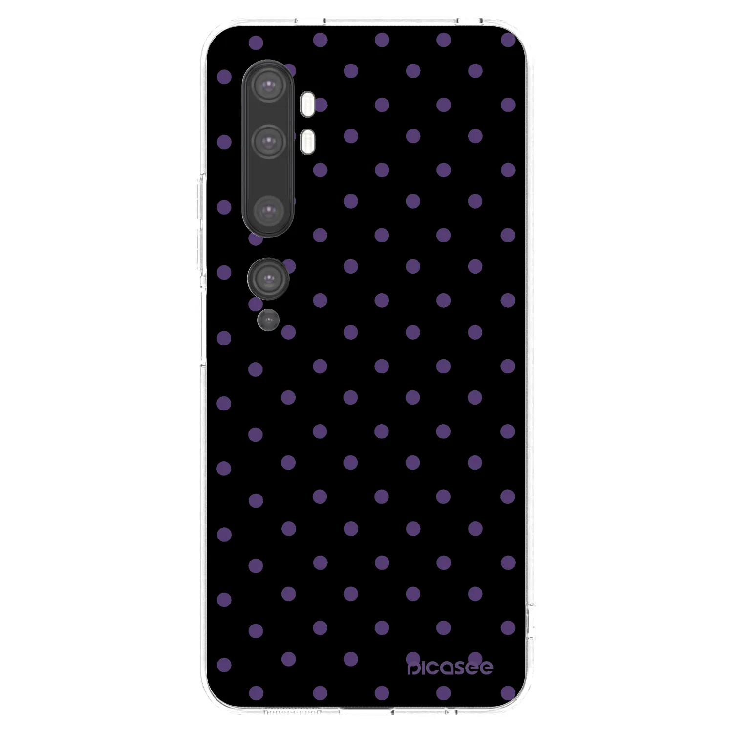 Picasee Xiaomi Mi Note 10 (Pro) Hülle - Transparentes Silikon - Flickers