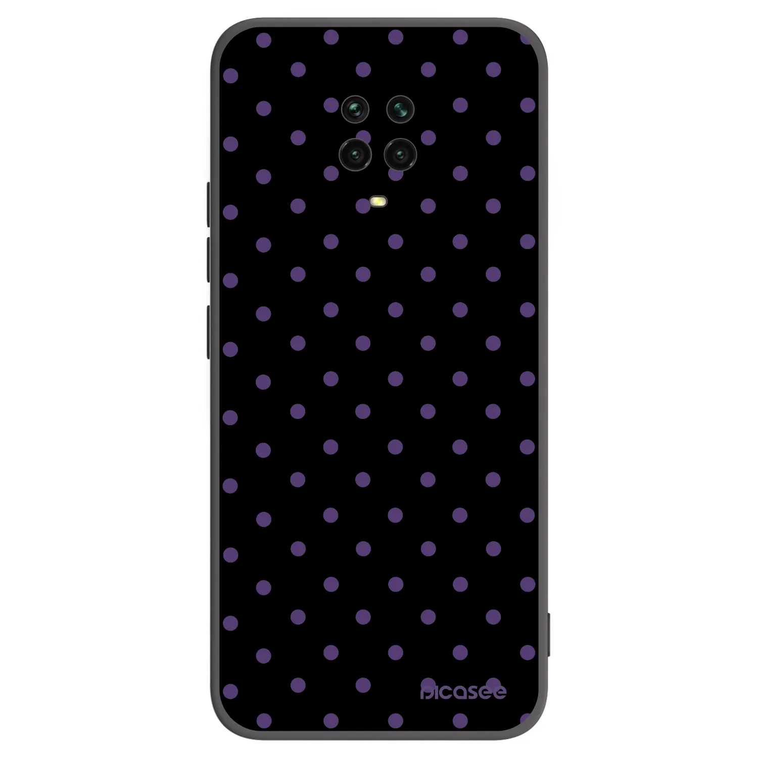 Picasee Xiaomi Redmi Note 9 Pro Hülle - Schwarzes Silikon - Flickers