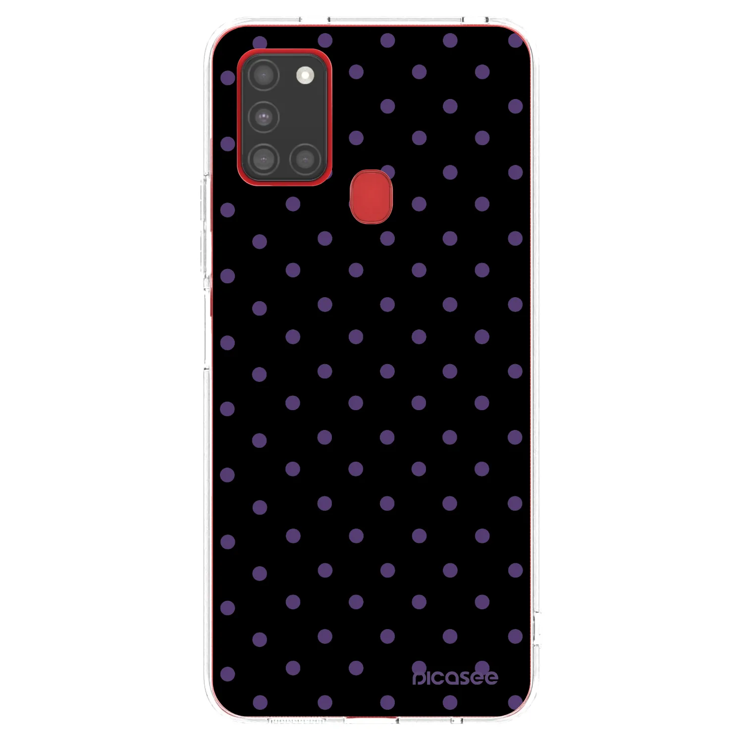 Picasee Samsung Galaxy A21s Hülle - Transparentes Silikon - Flickers