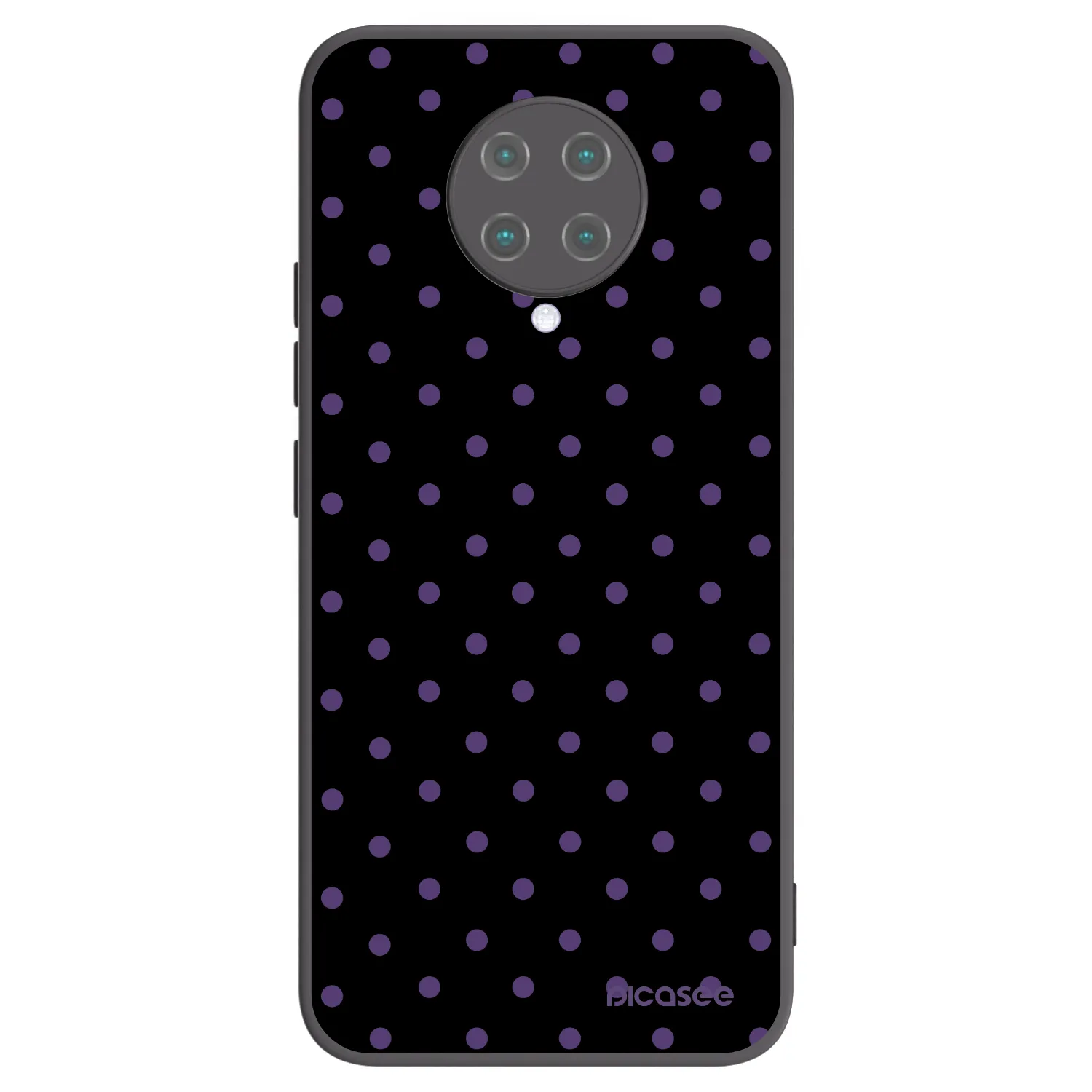 Picasee Xiaomi Poco F2 Pro Hülle - Schwarzes Silikon - Flickers