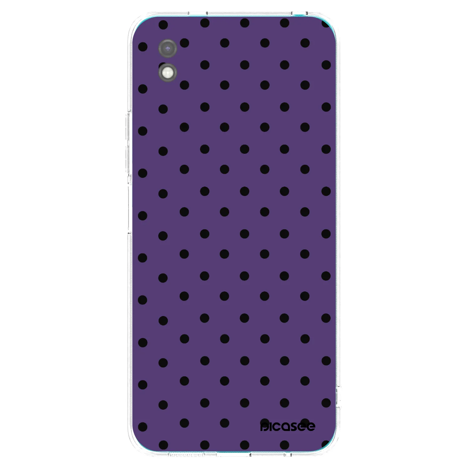 Picasee Xiaomi Redmi 9A Hülle - Schwarzes Silikon - Flickers 2