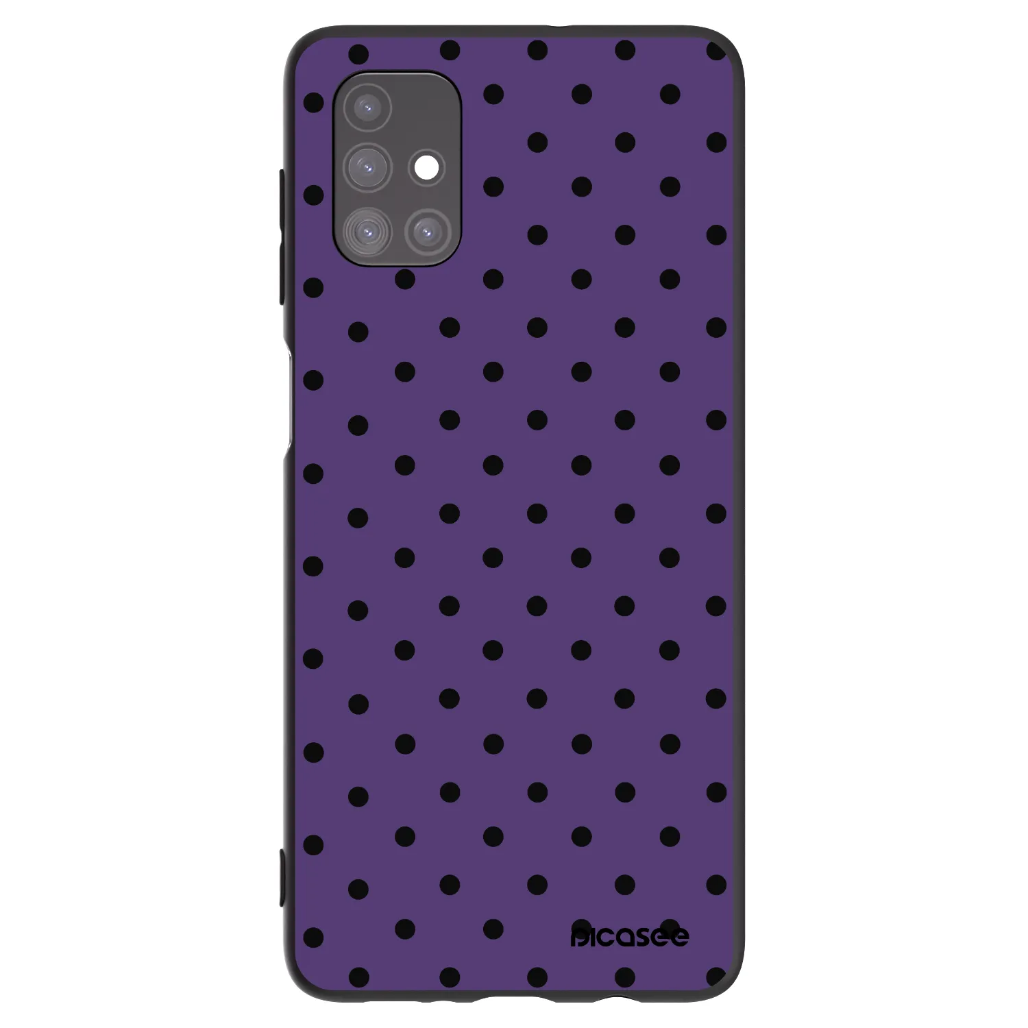 Picasee Samsung Galaxy M51 M515F Hülle - Schwarzes Silikon - Flickers 2