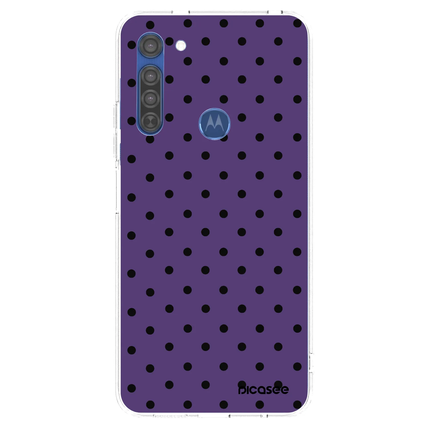 Picasee Motorola Moto G8 Hülle - Transparentes Silikon - Flickers 2