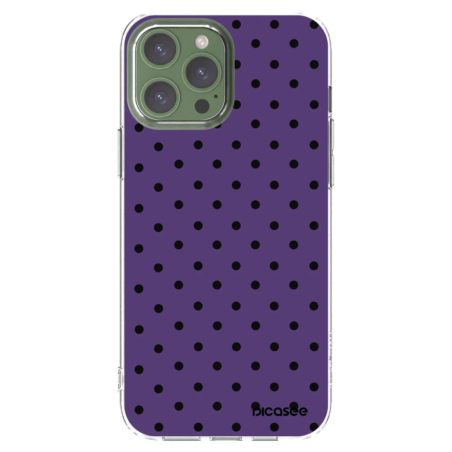 Picasee Apple iPhone 13 Pro Max Hülle - Transparentes Silikon - Flickers 2