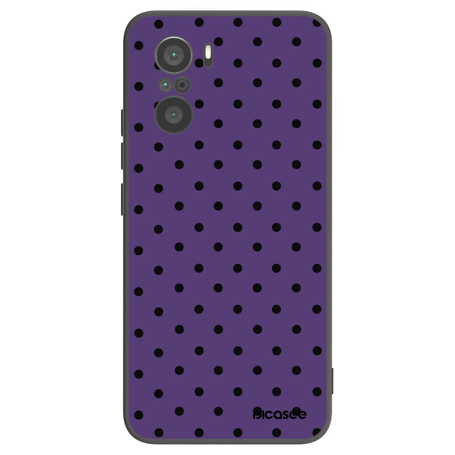 Picasee Xiaomi Poco F3 Hülle - Schwarzes Silikon - Flickers 2