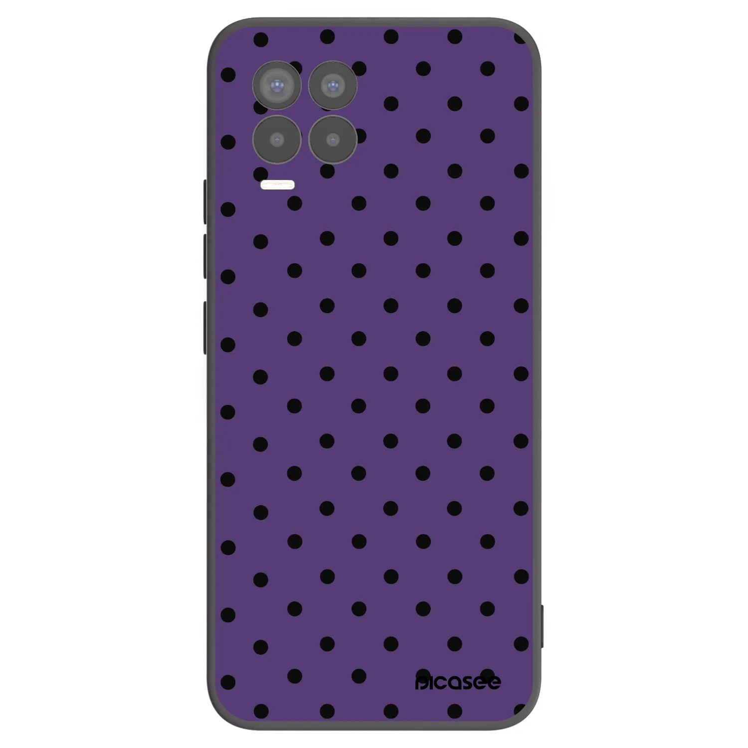 Picasee Realme 8 4G Hülle - Schwarzes Silikon - Flickers 2