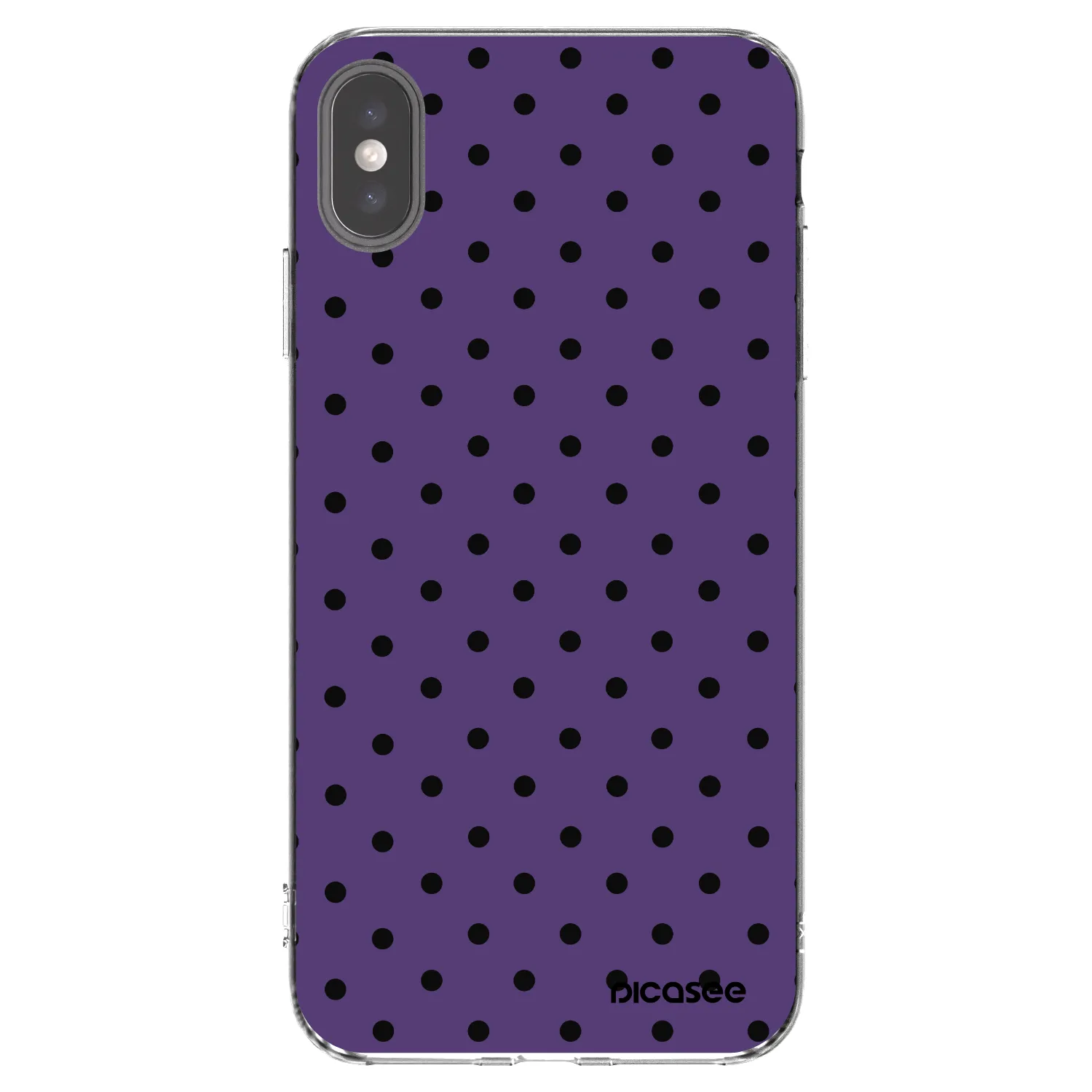 Picasee Apple iPhone XS Max Hülle - Transparentes Silikon - Flickers 2