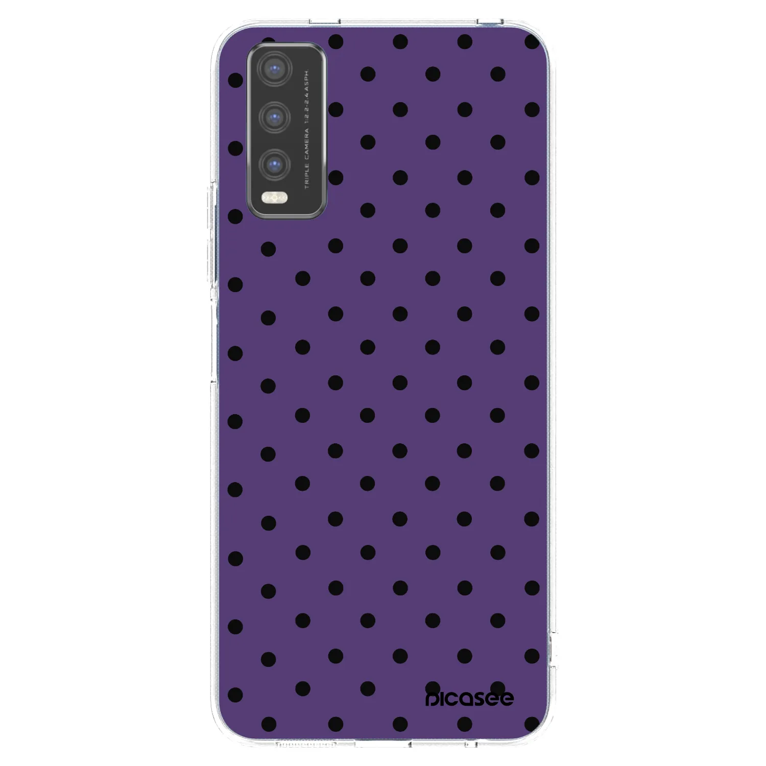 Picasee Vivo Y20s Hülle - Transparentes Silikon - Flickers 2
