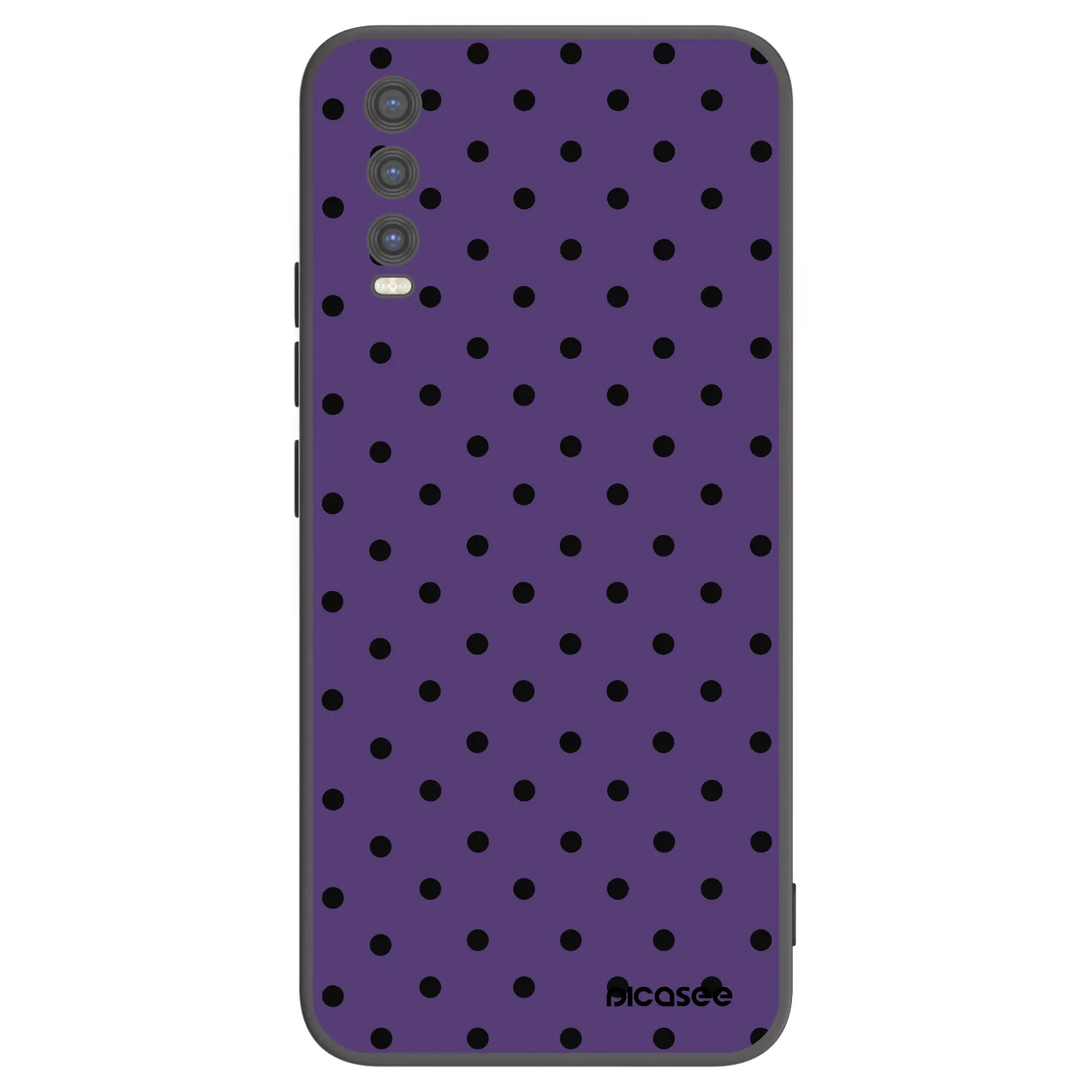 Picasee Vivo Y20s Hülle - Schwarzes Silikon - Flickers 2