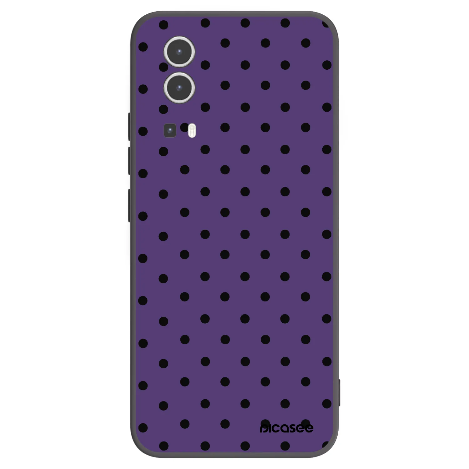 Picasee Vivo Y72 5G Hülle - Schwarzes Silikon - Flickers 2