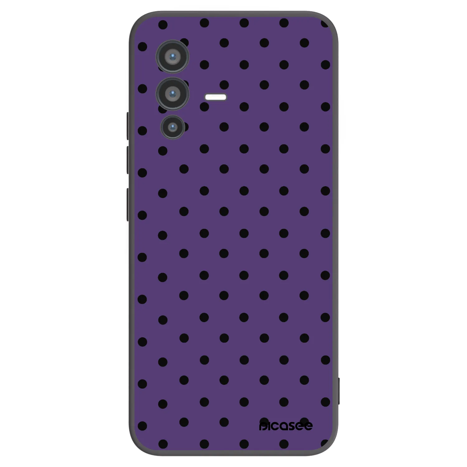 Picasee Vivo V23 5G Hülle - Schwarzes Silikon - Flickers 2