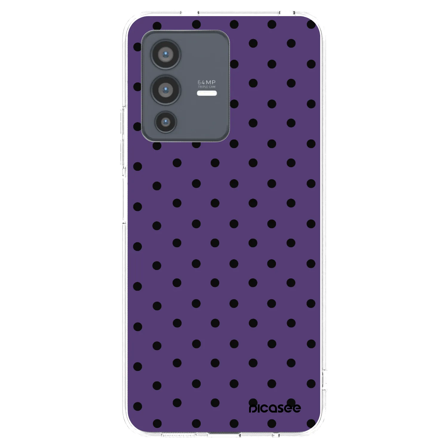 Picasee Vivo V23 5G Hülle - Transparentes Silikon - Flickers 2