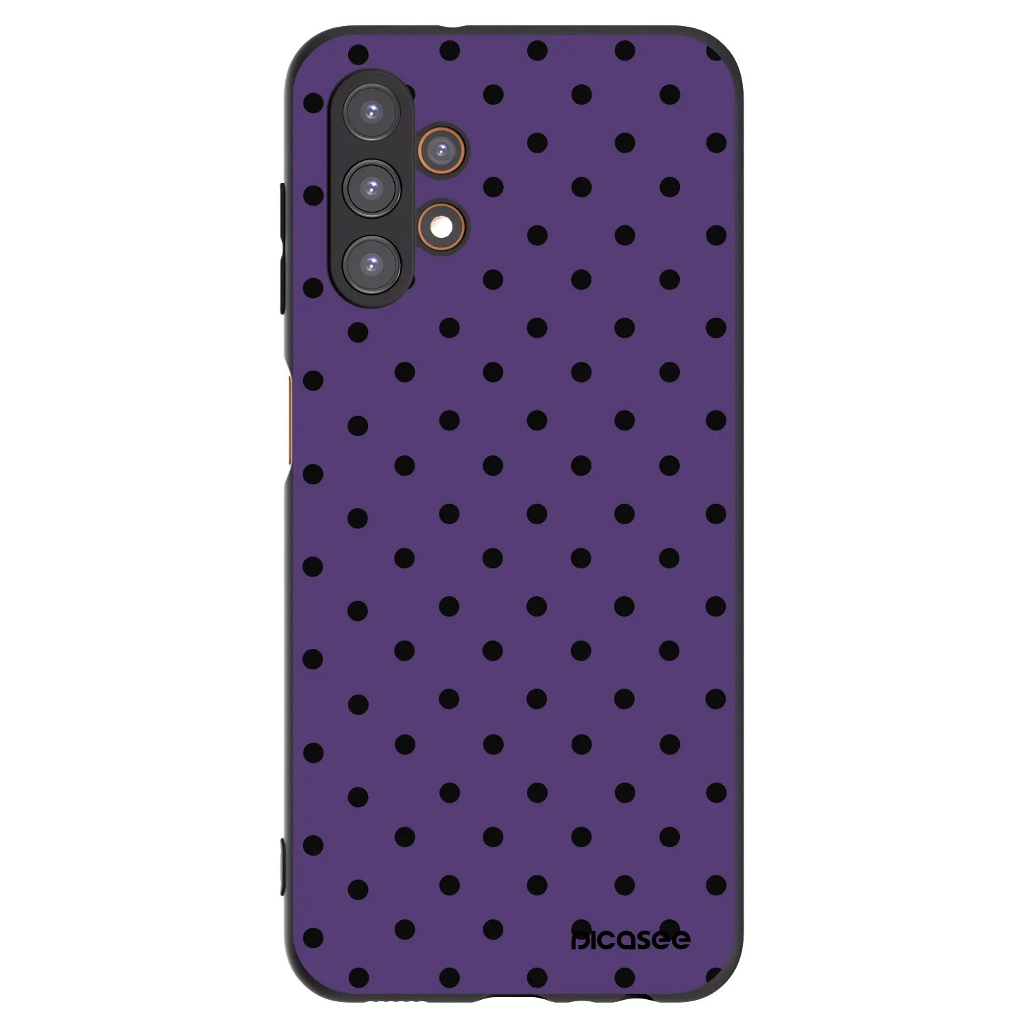 Picasee Samsung Galaxy A13 4G A135 Hülle - Schwarzes Silikon - Flickers 2