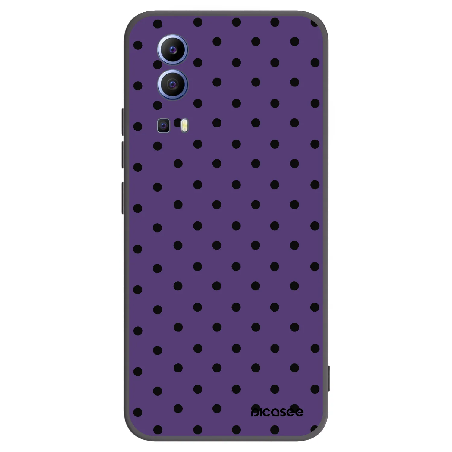 Picasee Vivo Y52 5G Hülle - Schwarzes Silikon - Flickers 2