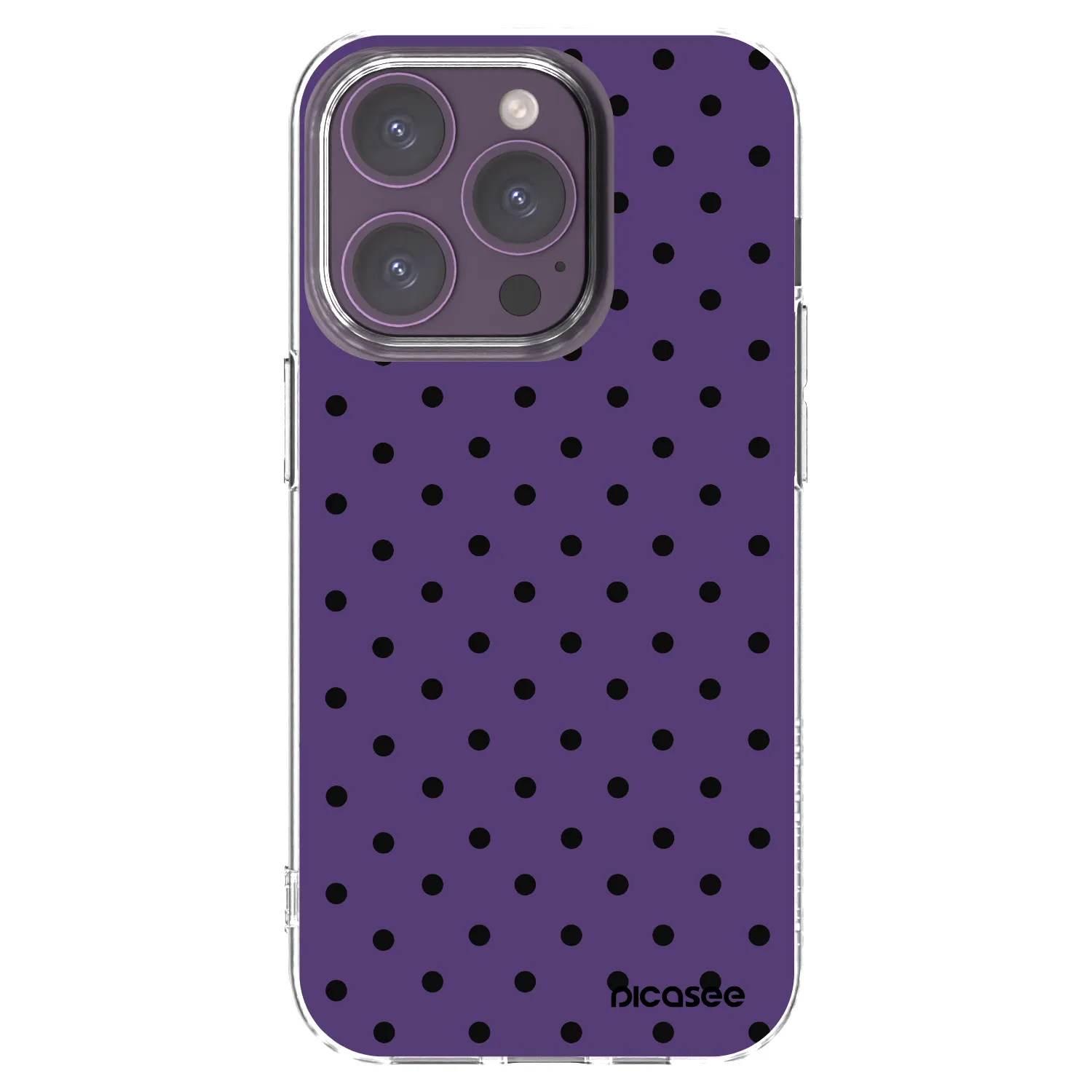 Picasee Apple iPhone 14 Pro Hülle - Transparentes Silikon - Flickers 2