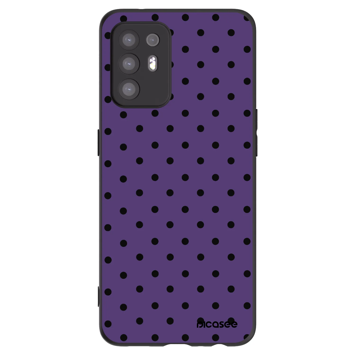 Picasee OPPO A94 5G Hülle - Schwarzes Silikon - Flickers 2