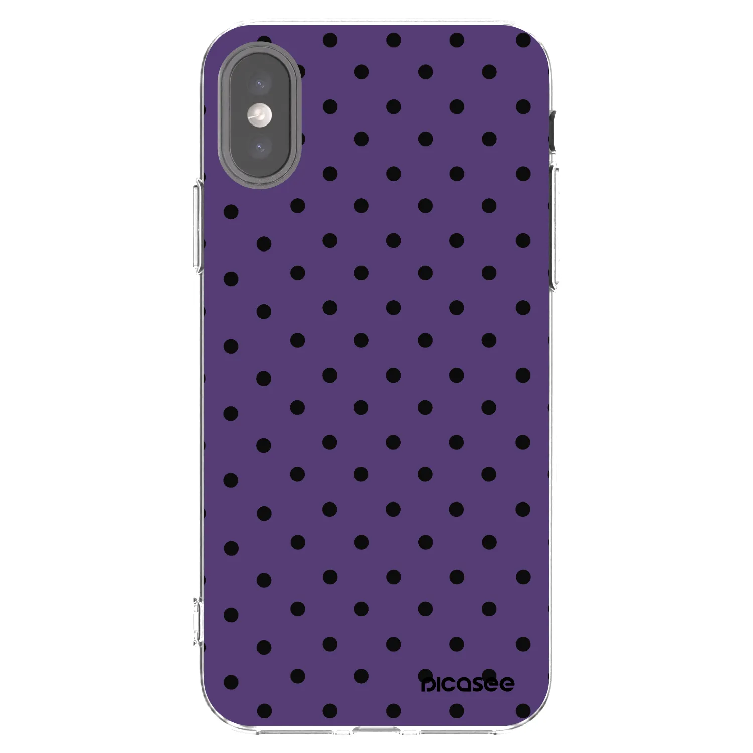Picasee Apple iPhone X/XS Hülle - Transparentes Silikon - Flickers 2