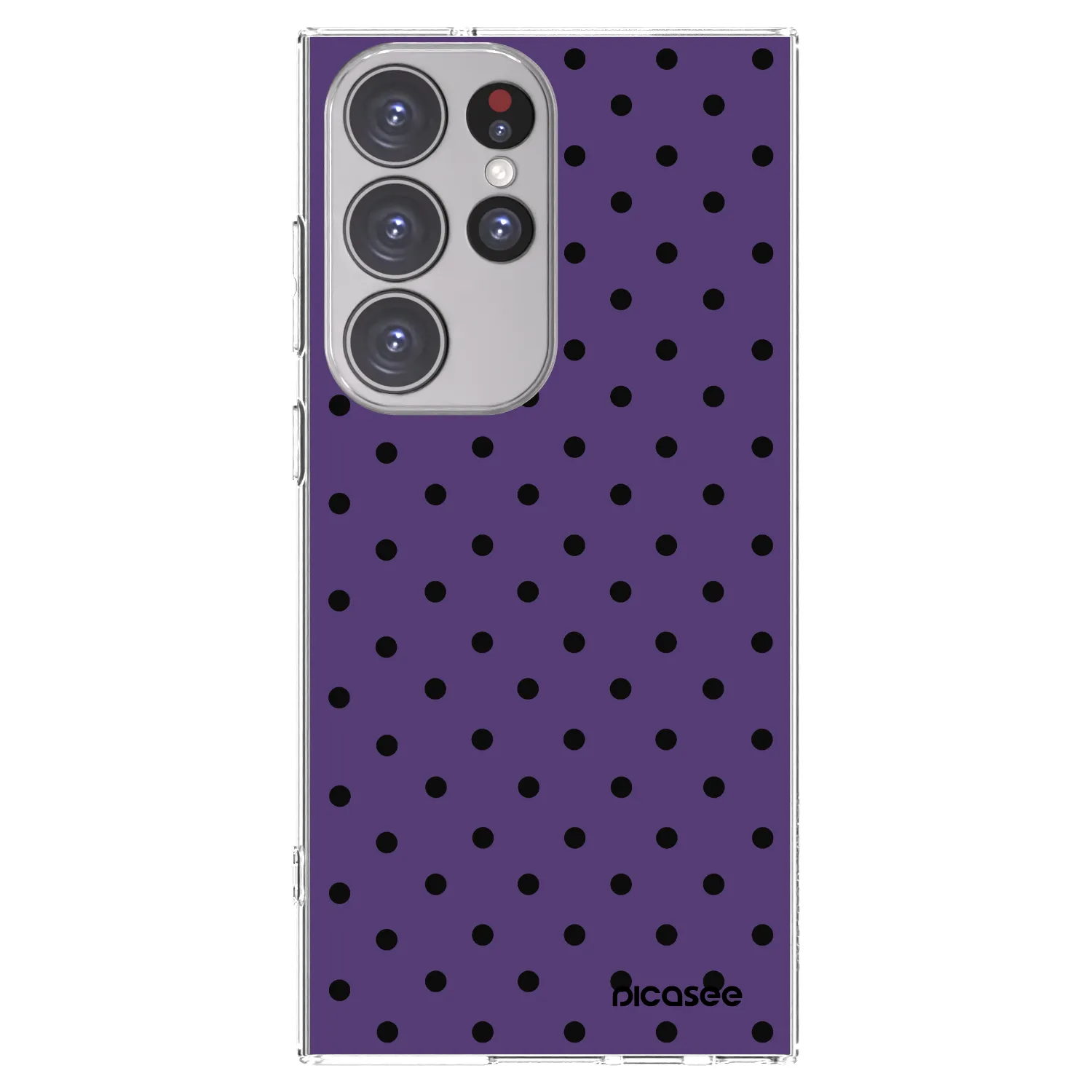 Picasee Samsung Galaxy S23 Ultra 5G Hülle - Transparentes Silikon - Flickers 2