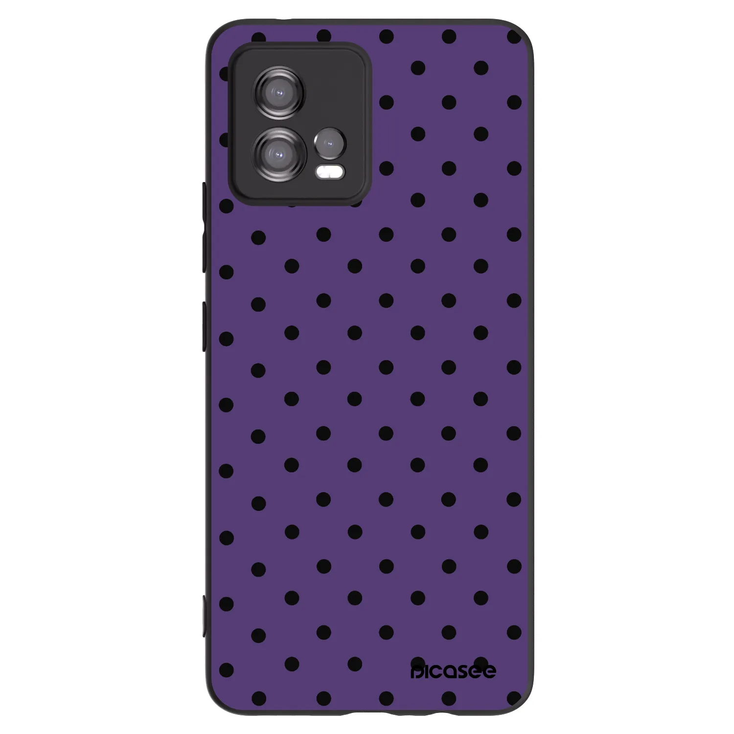 Picasee Motorola Moto G72 Hülle - Schwarzes Silikon - Flickers 2