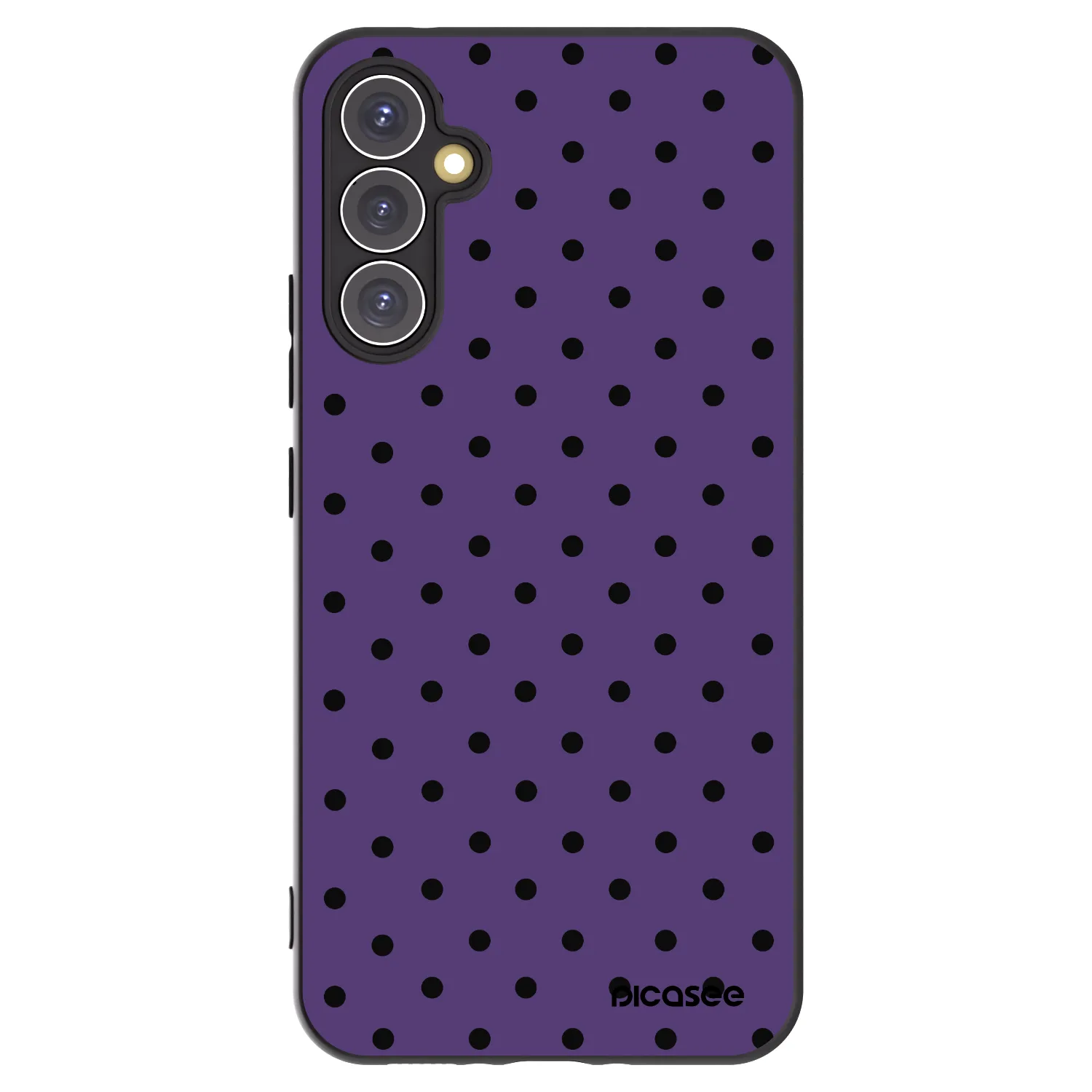 Picasee Samsung Galaxy A34 5G A346B Hülle - Schwarzes Silikon - Flickers 2