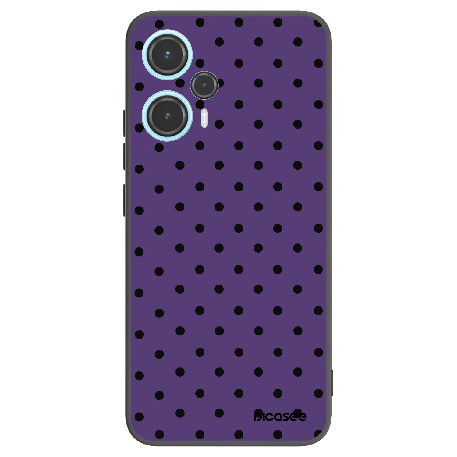 Picasee Xiaomi Poco F5 Hülle - Schwarzes Silikon - Flickers 2