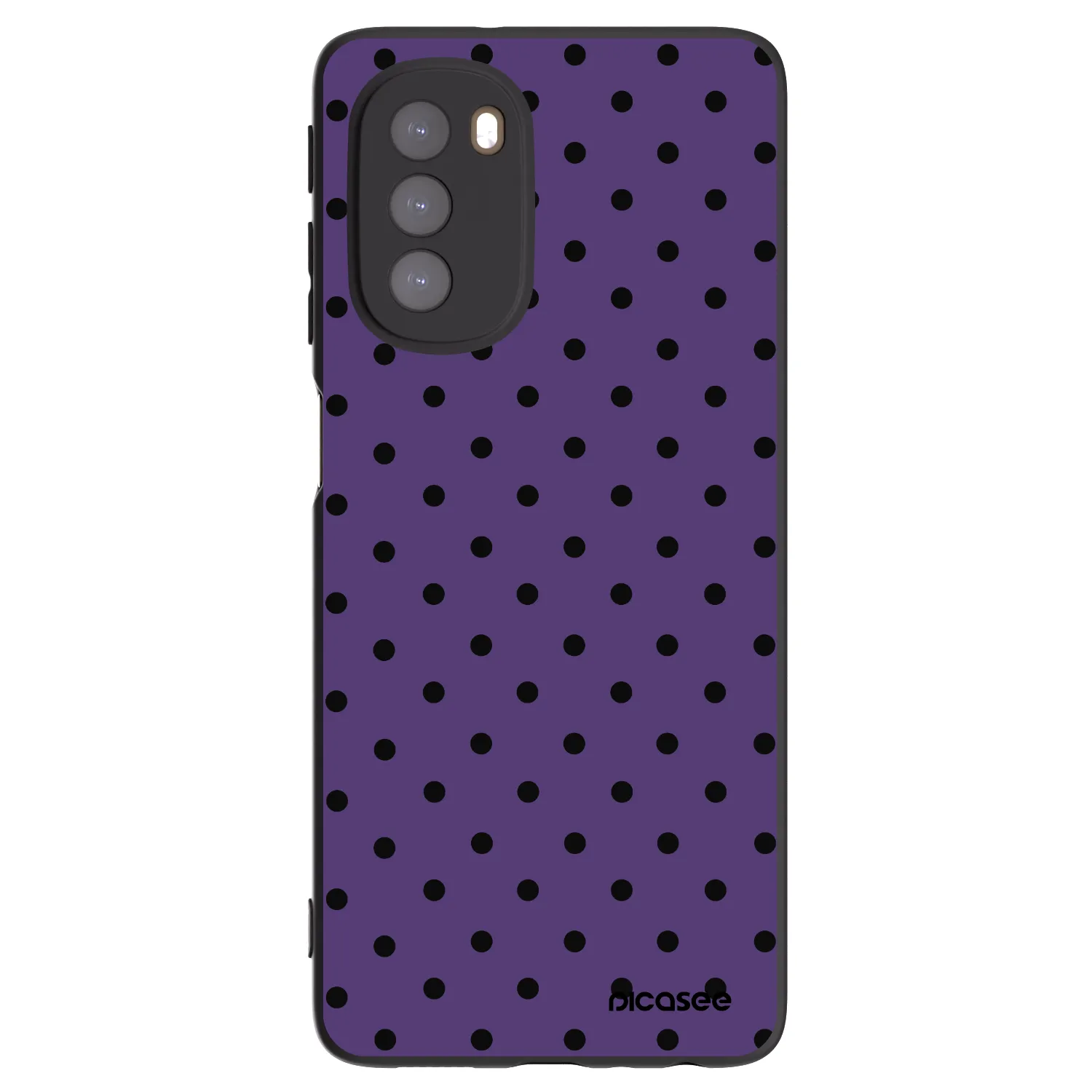 Picasee Motorola Moto G51 Hülle - Schwarzes Silikon - Flickers 2