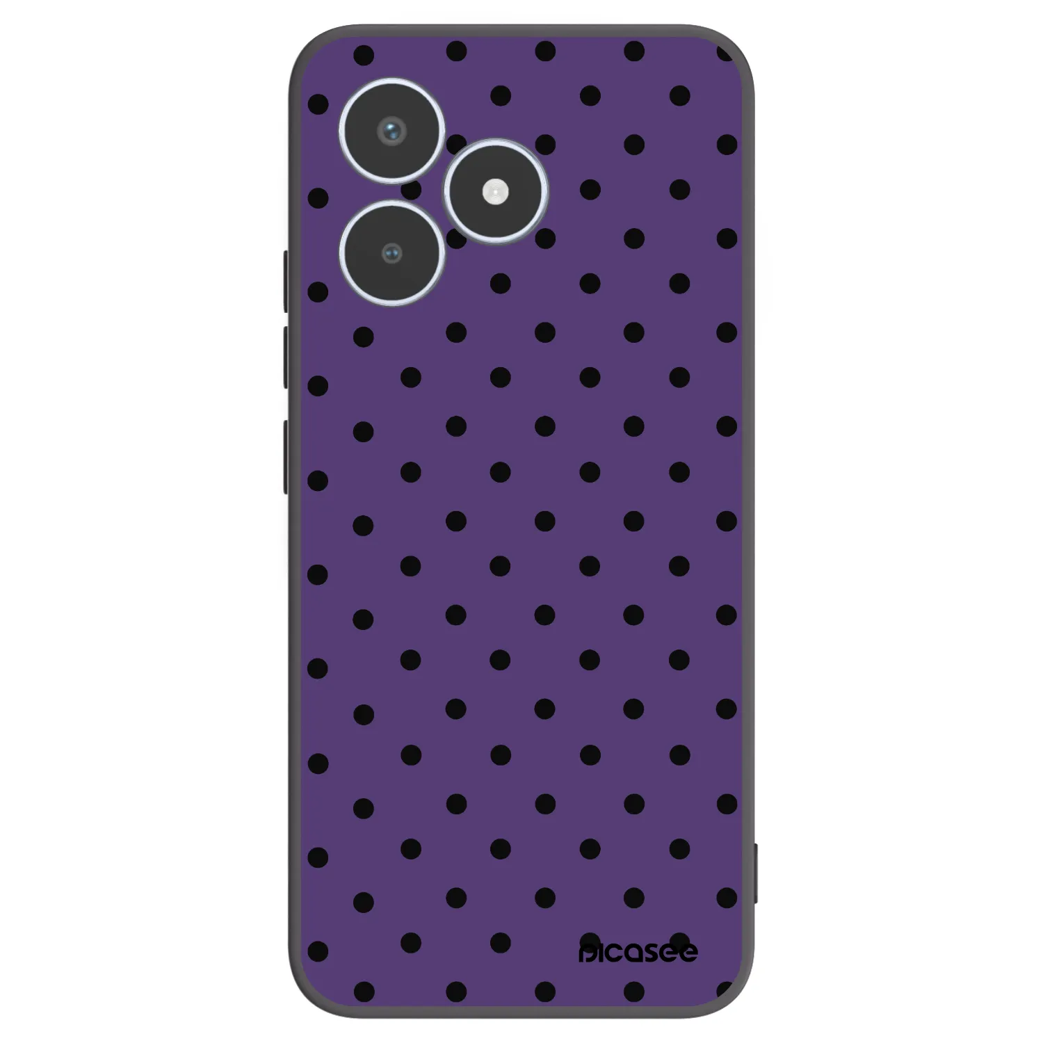 Picasee Realme C53 Hülle - Schwarzes Silikon - Flickers 2