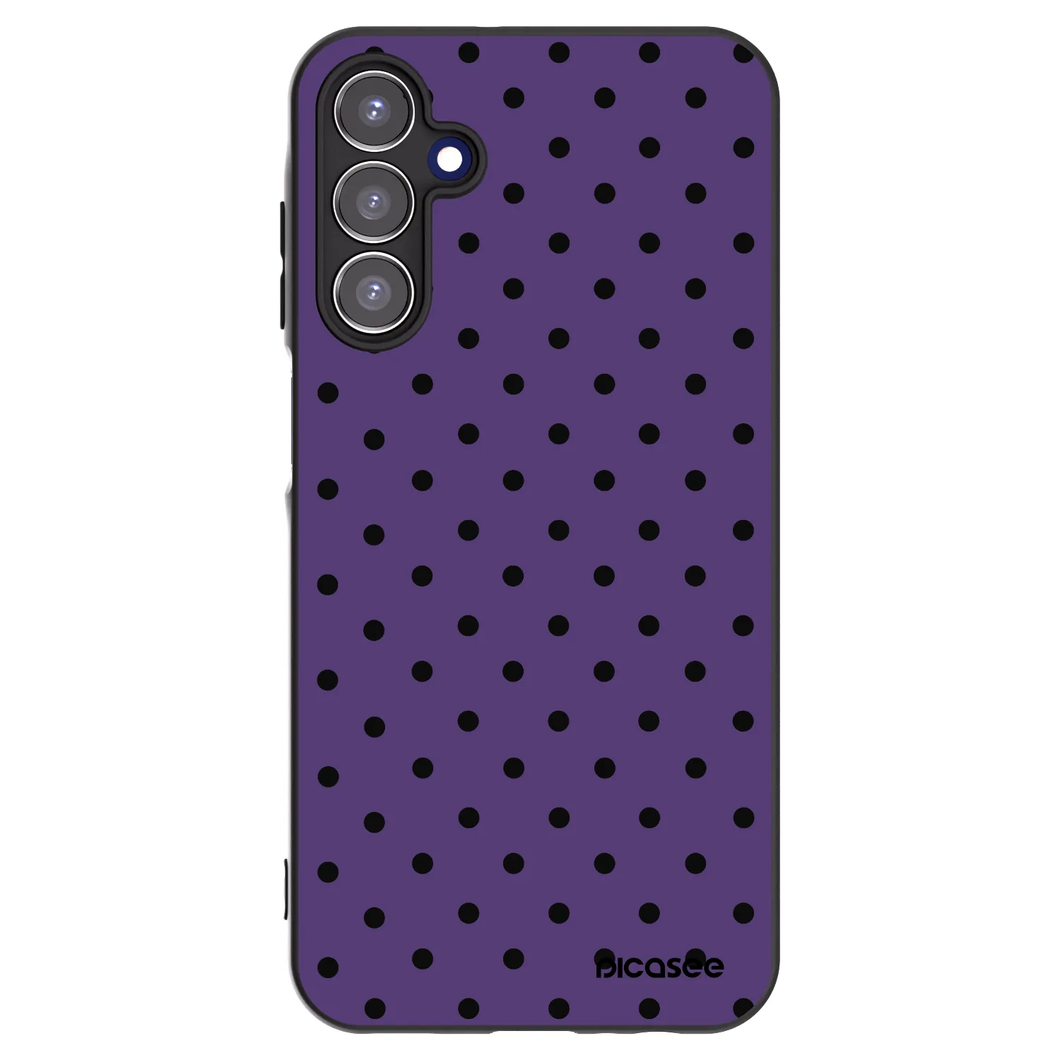 Picasee Samsung Galaxy A15 A156B 5G Hülle - Schwarzes Silikon - Flickers 2