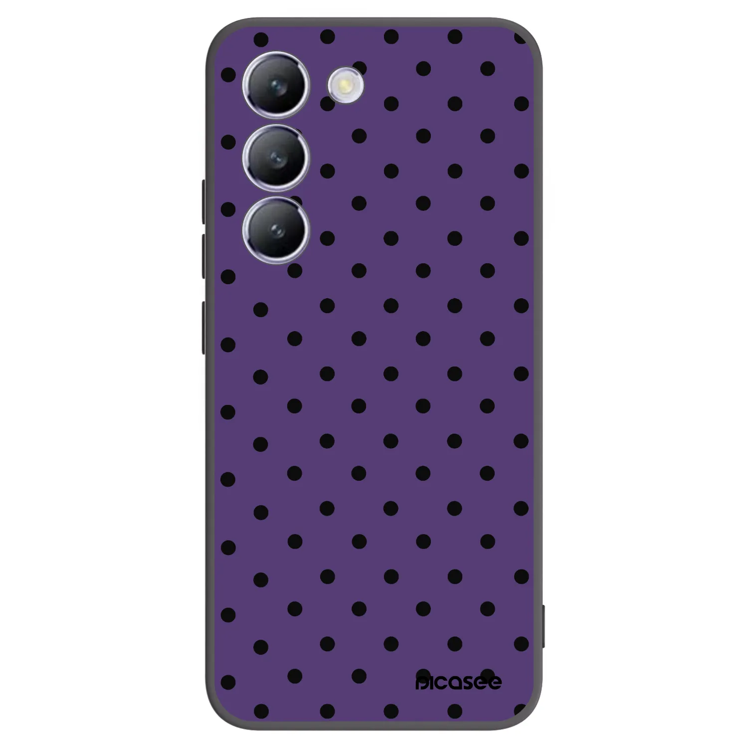 Picasee Vivo V40 SE 5G Hülle - Schwarzes Silikon - Flickers 2