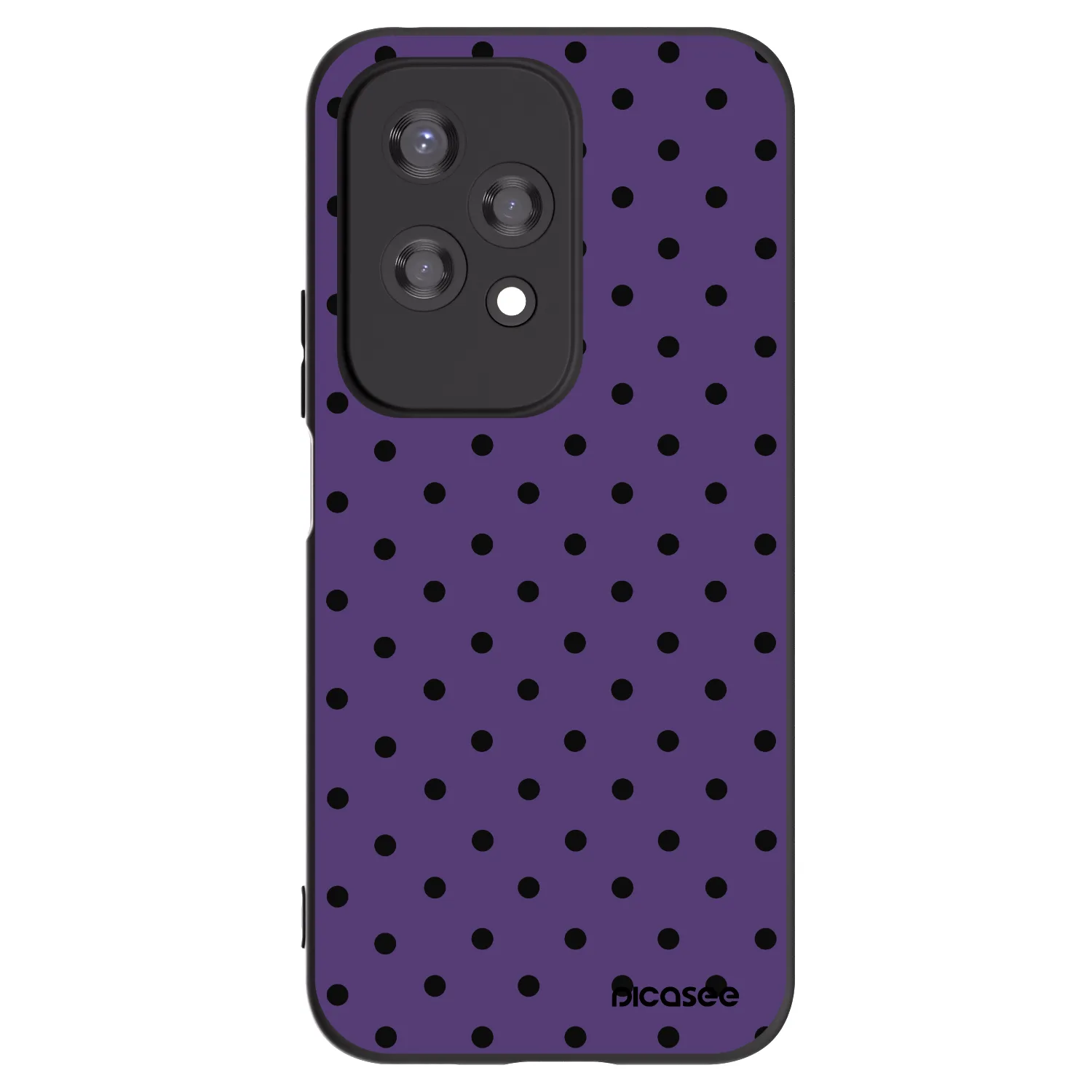 Picasee Honor 200 Lite Hülle - Schwarzes Silikon - Flickers 2