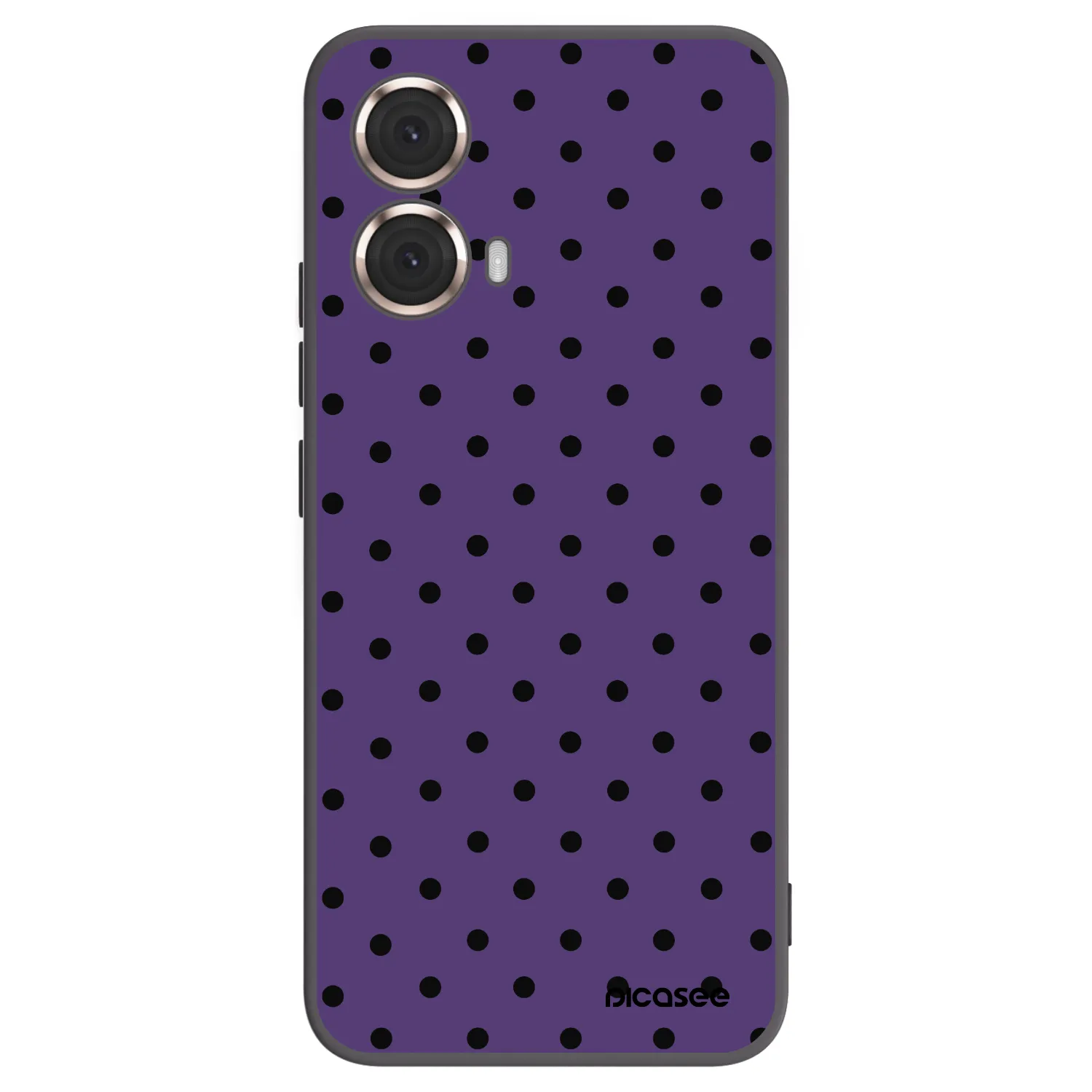 Picasee Motorola Moto G85 Hülle - Schwarzes Silikon - Flickers 2
