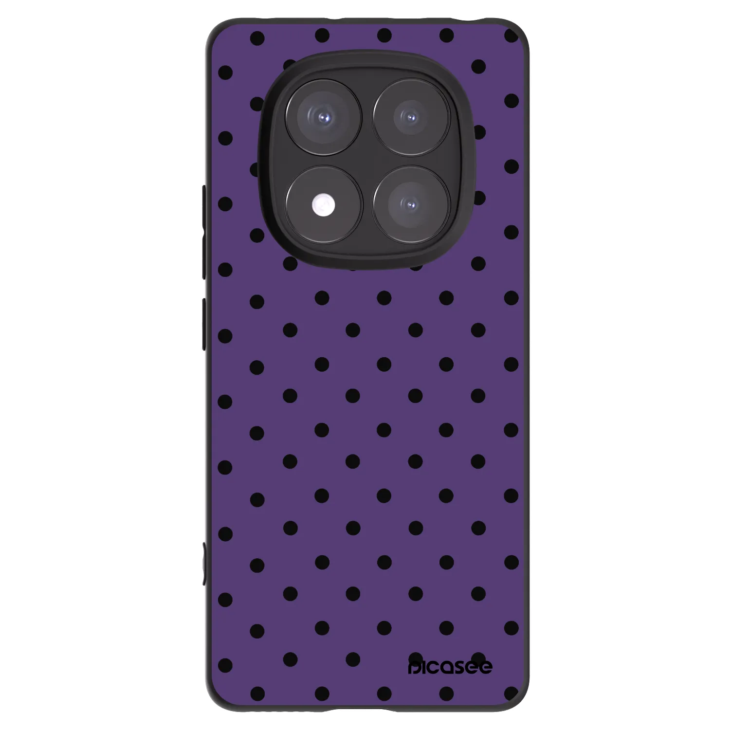 Picasee Xiaomi Redmi Note 14 Pro+ 5G Hülle - Schwarzes Silikon - Flickers 2