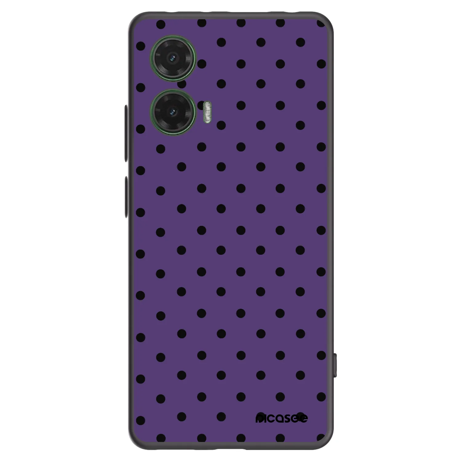 Picasee Motorola Moto G35 5G Hülle - Schwarzes Silikon - Flickers 2